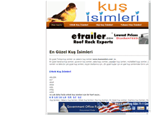 Tablet Screenshot of kusisimleri.com